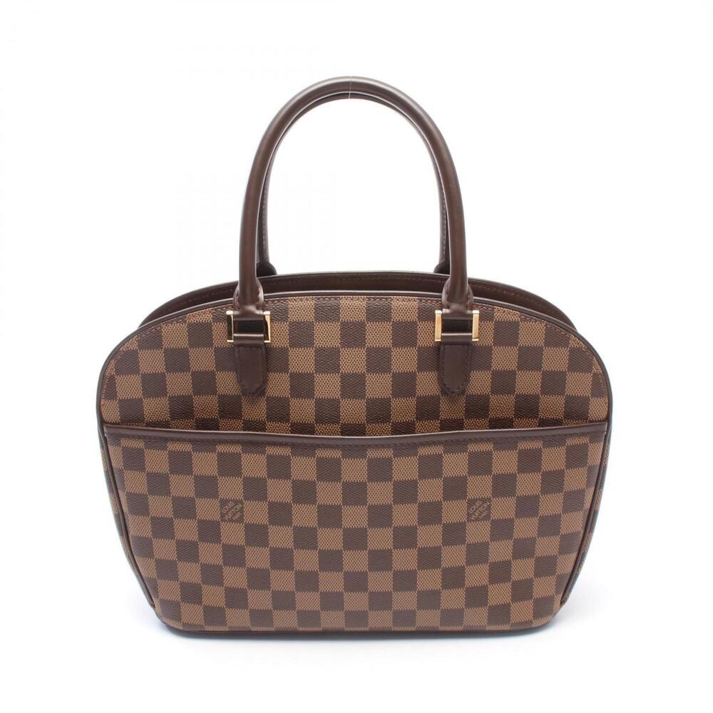 Louis Vuitton Salia Horizontal Damier Ebene Handbag, Coated Canvas and Leathe...